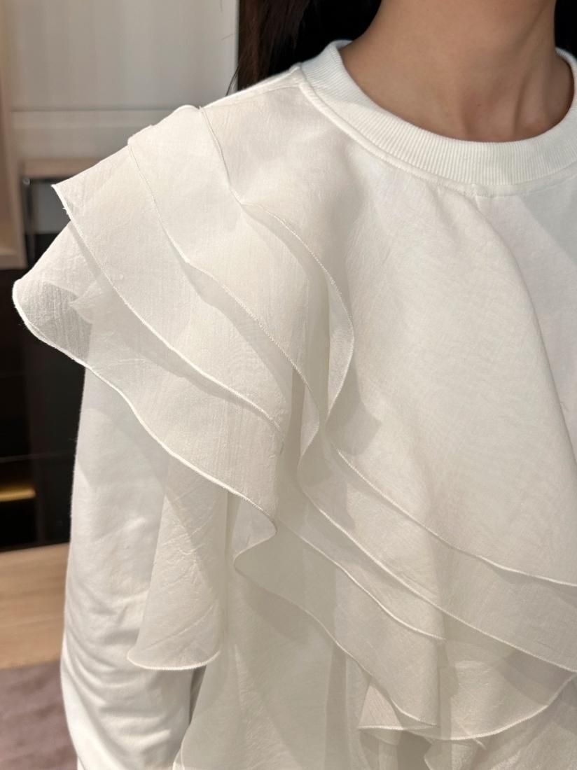 PLENTY FRILL SWEATER - BIRTHDAY BASH