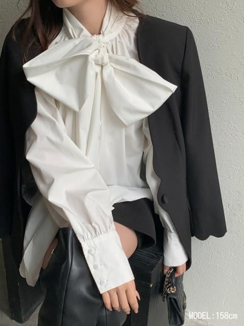  BIG RIBBON 2WAY SHIRTS