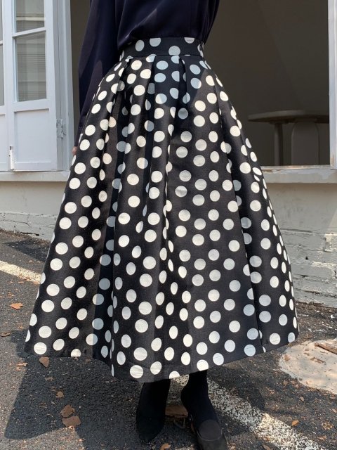 DOT FLARE SKIRT