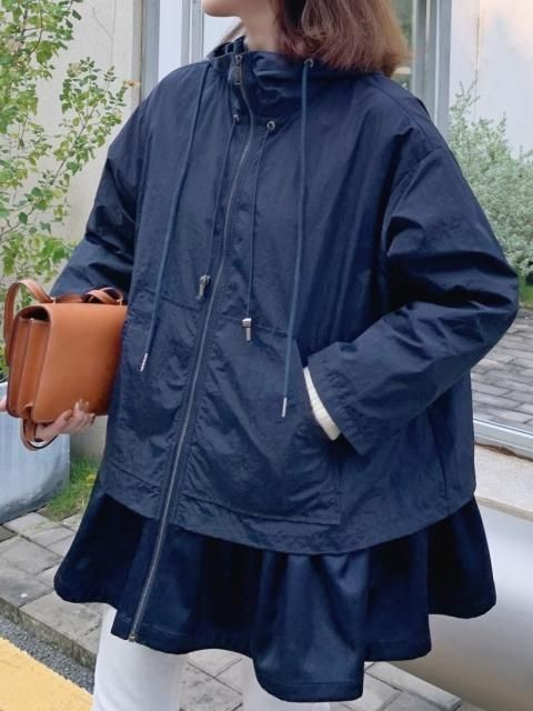 HOODIE FRILL JUMPER