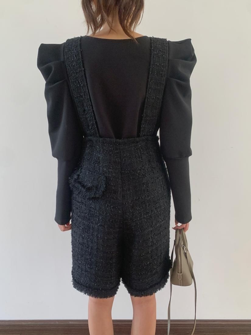 TWEED SHORT ROMPER - BIRTHDAY BASH
