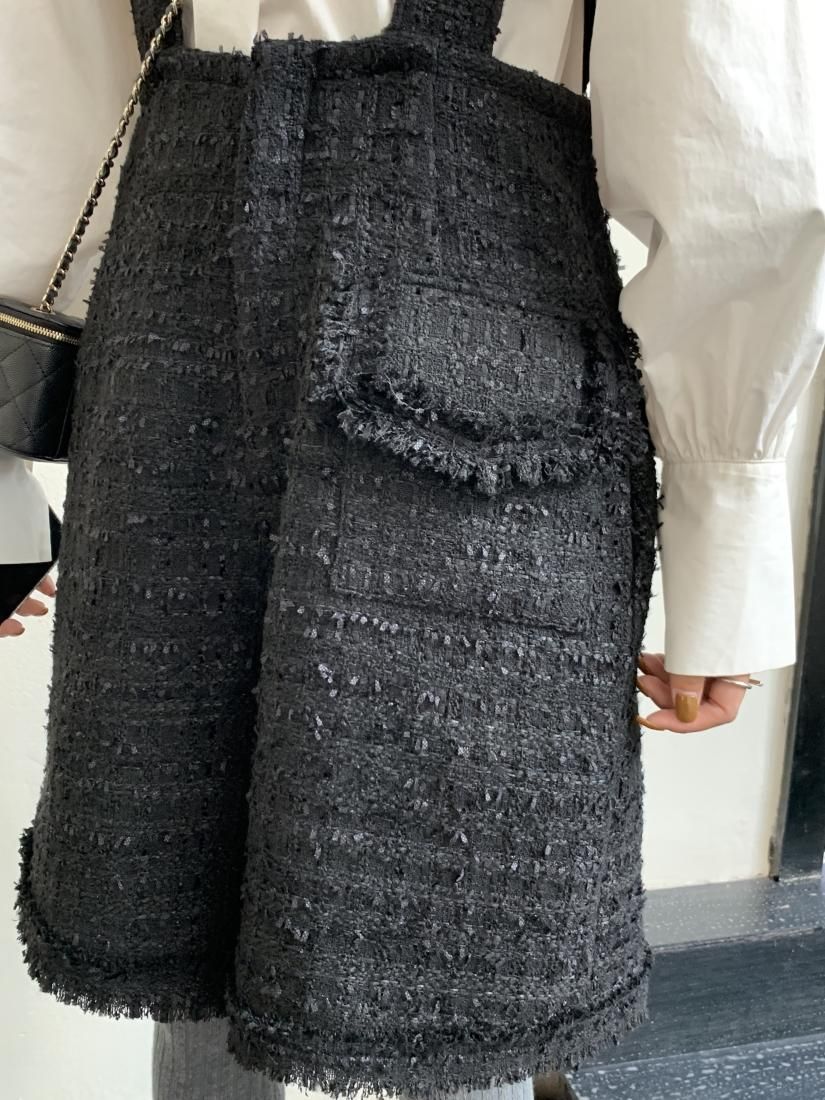 TWEED SHORT ROMPER - BIRTHDAY BASH