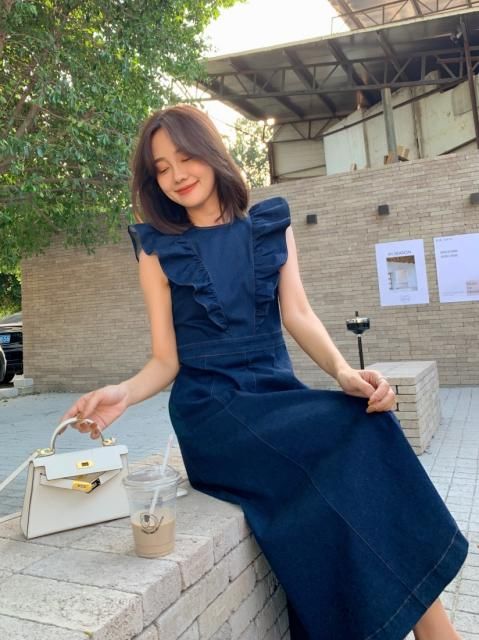 BUTTERFLY FRILL DRESS