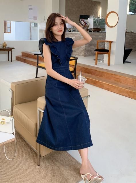 BUTTERFLY FRILL DRESS
