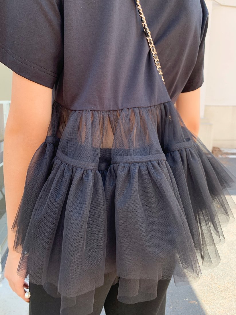 BACK CHIFFON FRILL TOPS - BIRTHDAY BASH