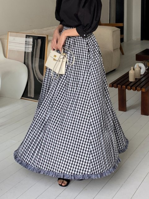 EMILIA PLEATS SKIRT