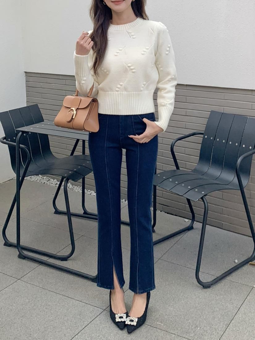美人百花掲載 CENTER SLIT DENIM - BIRTHDAY BASH