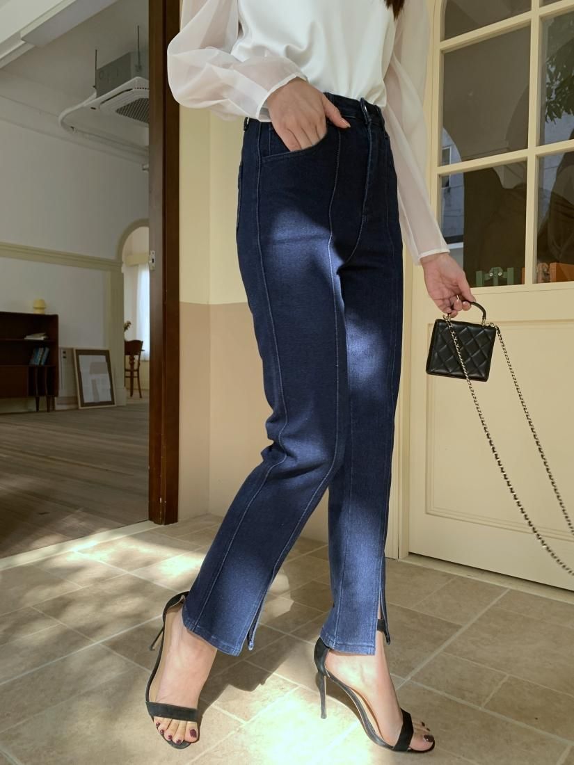美人百花掲載 CENTER SLIT DENIM - BIRTHDAY BASH