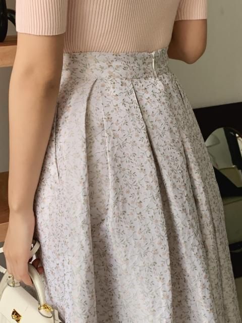 ɴַǺ SARAH VOLUME FLORAL SKIRT