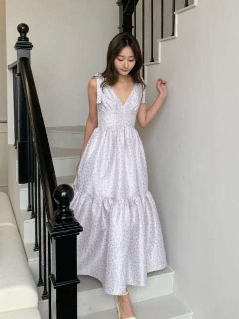 SARAH RIBBON TIERED DRESS