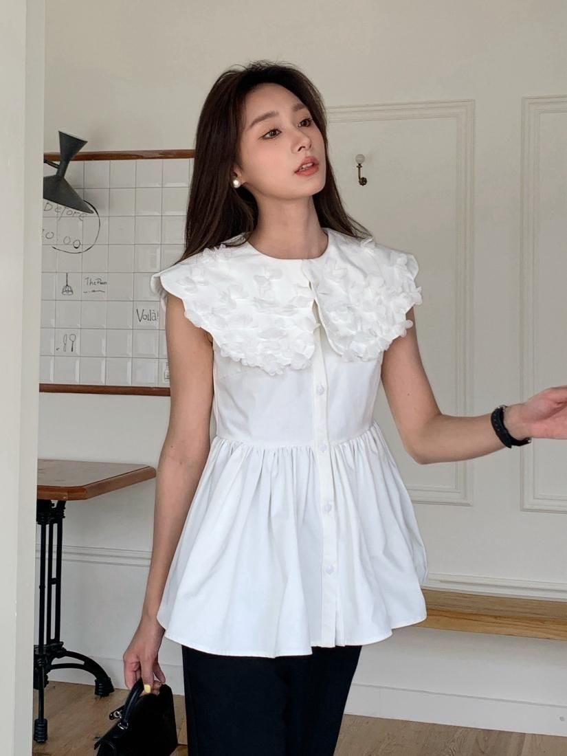 美人百花掲載 LILIY FLOWER FRILL TOPS