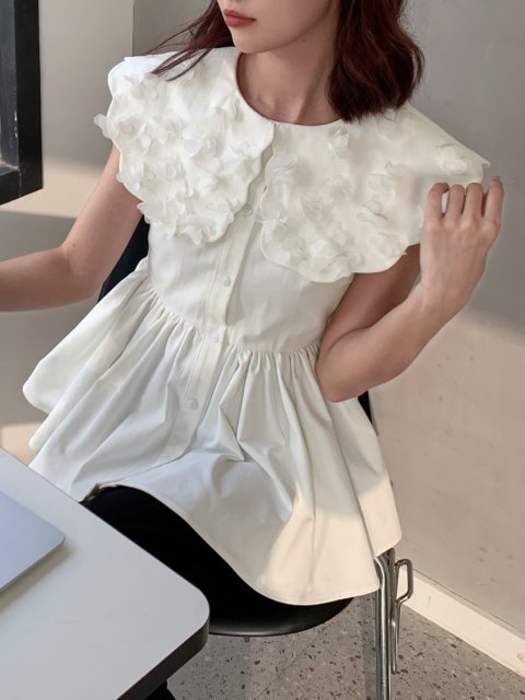 ɴַǺ LILIY FLOWER FRILL TOPS