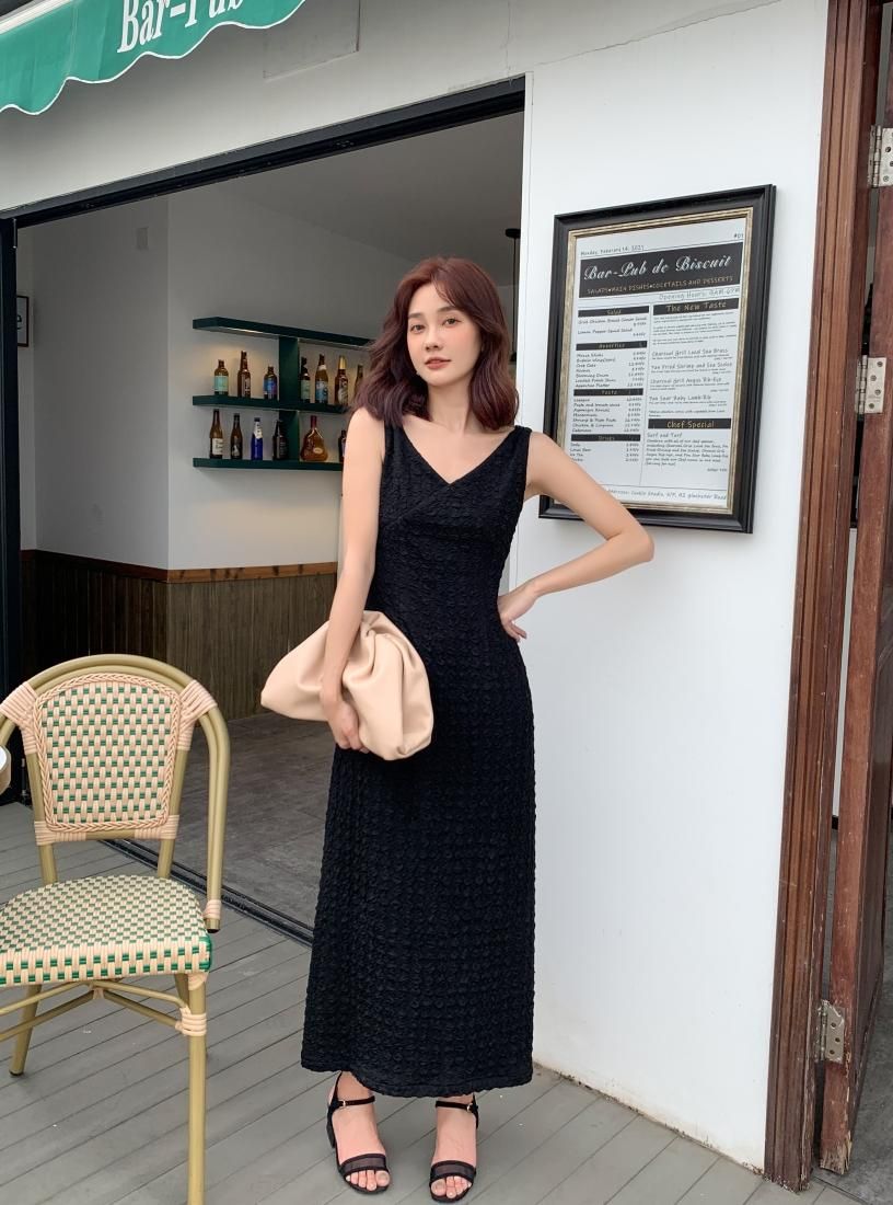 WAFFLE CAMISOLE DRESS - BIRTHDAY BASH