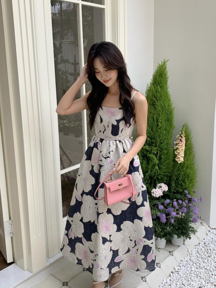 バースデーバッシュ　フラワージャガードキャミソールドレス FLOWER JACQUARD CAMISOLE DRESS - BIRTHDAY BASH