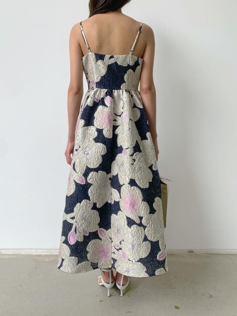 FLOWER JACQUARD CAMISOLE DRESS - BIRTHDAY BASH