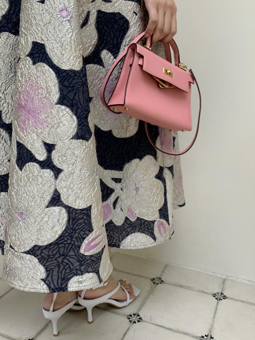 FLOWER JACQUARD CAMISOLE DRESS - BIRTHDAY BASH