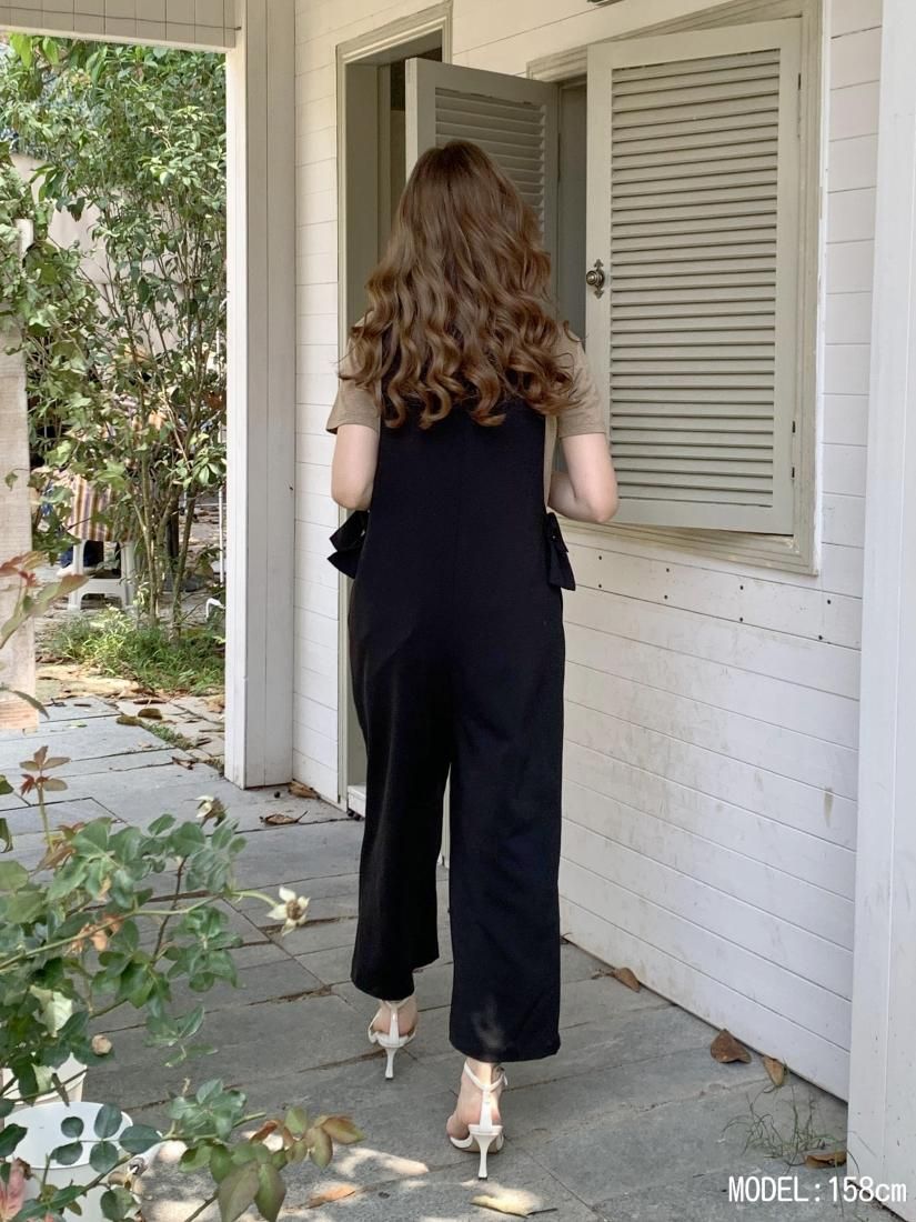 andwang Back ribbon rompers　ロンパース andwang Back ribbon rompers ロンパース