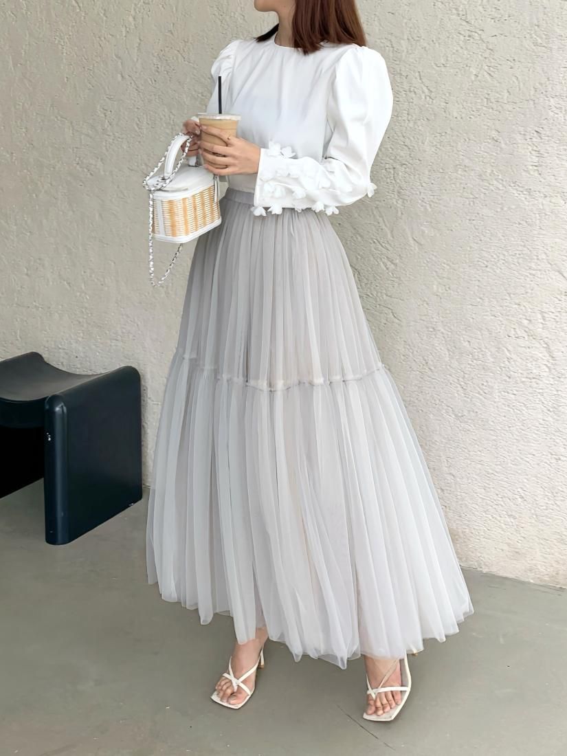 CHIFFON TIERED VOLUME SKIRT - BIRTHDAY BASH
