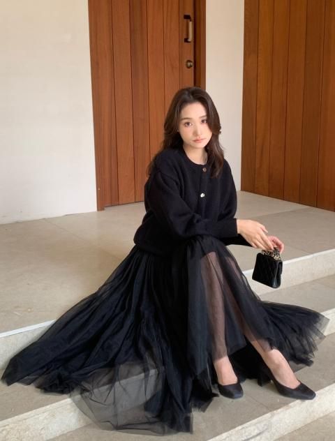 CHIFFON TIERED VOLUME SKIRT