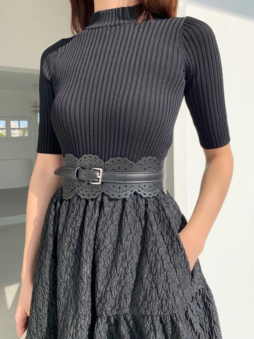 美品♡バースデーバッシュ luna combination dress ブラック 美品♡バースデーバッシュ luna combination dress ブラック