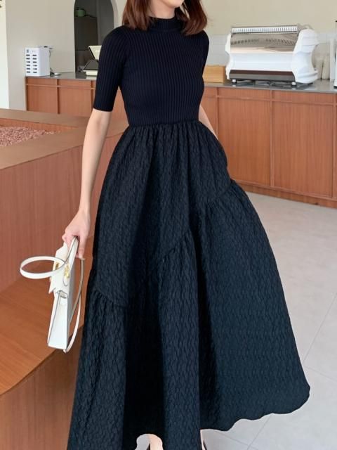LUNA COMBINATION DRESS