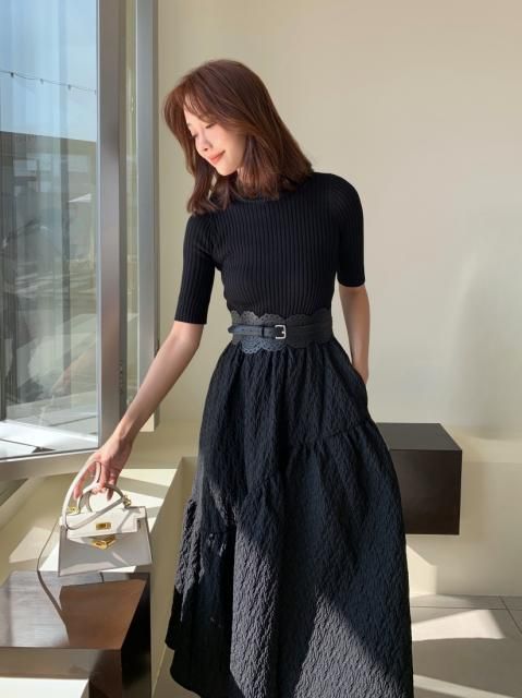 LUNA COMBINATION DRESS