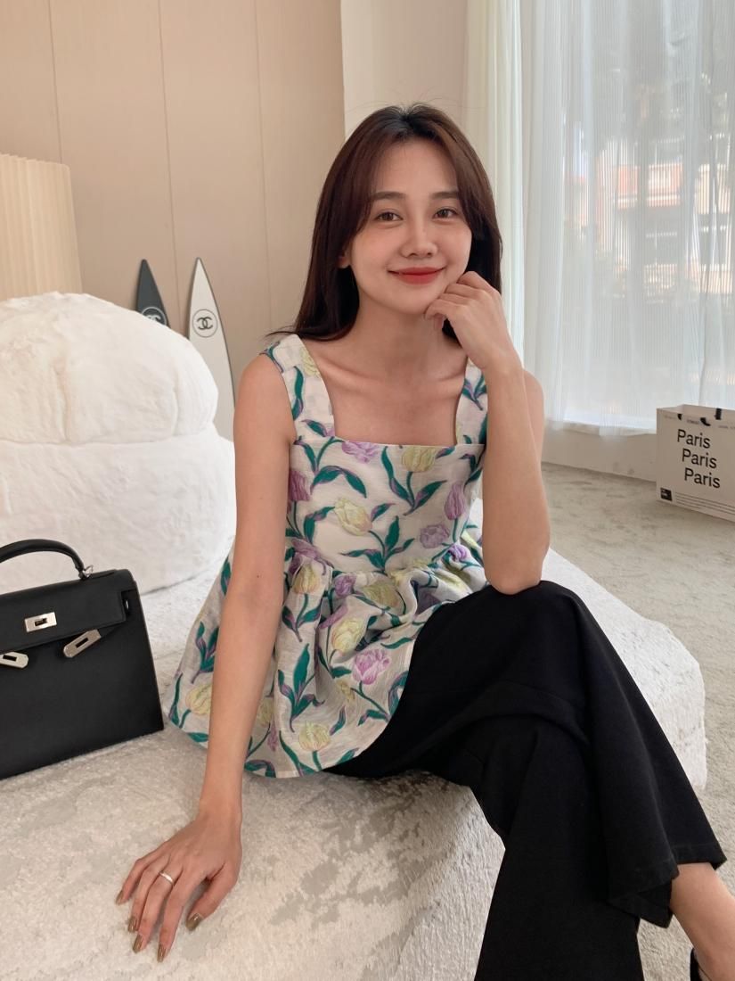 TULIP FRILL CAMISOLE TOPS - BIRTHDAY BASH