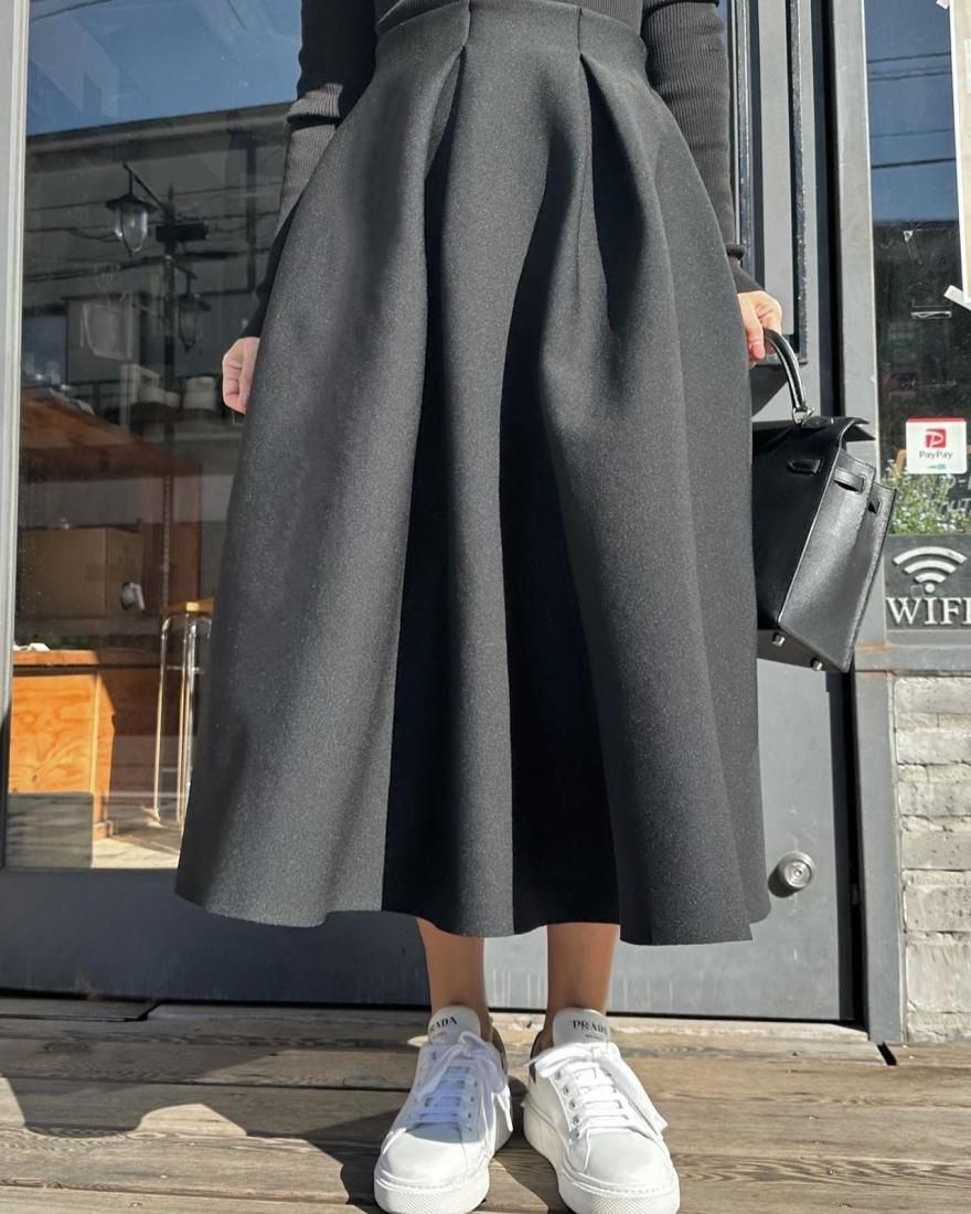 【美品】BIRTHDAY BASH BB KNIT A LINE SKIRT S A LINE BONDING SKIRT SHORT BLUE - BIRTHDAY BASH