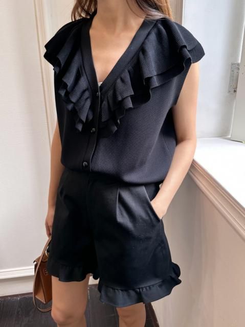 TINA FRILL CARDIGAN