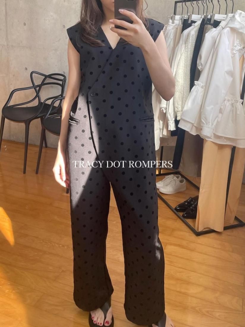 高価値セリー バースデーバッシュ TRACY DOT ROMPERS オールインワン 