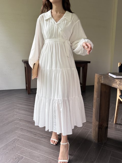 FLORENCE  LONGSLEEVE TIERED DRESS