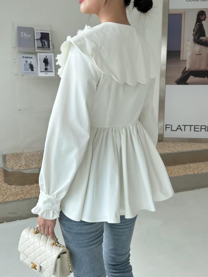 LILIY FLOWER FRILL LS TOPS - BIRTHDAY BASH