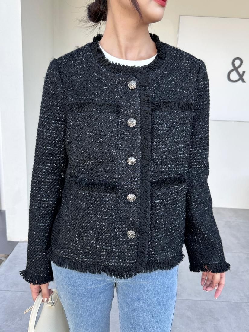 TWEED FRINGE JACKET - BIRTHDAY BASH