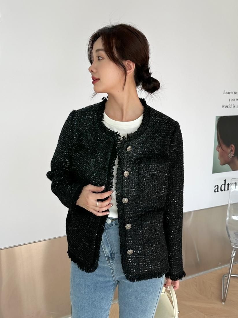 birthdaybash TWEEDFRINGE JACKETツイードジャケット TWEED FRINGE JACKET - BIRTHDAY BASH