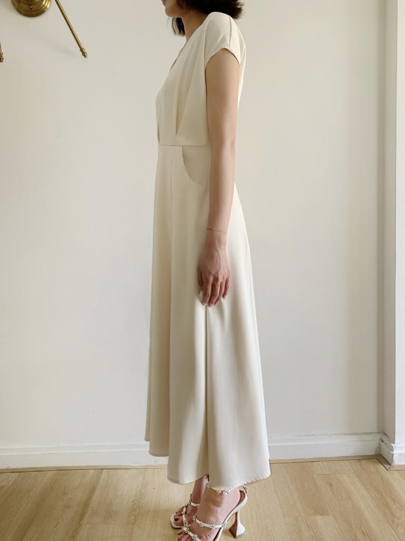WAIST RIBBON LONG DRESS - BIRTHDAY BASH