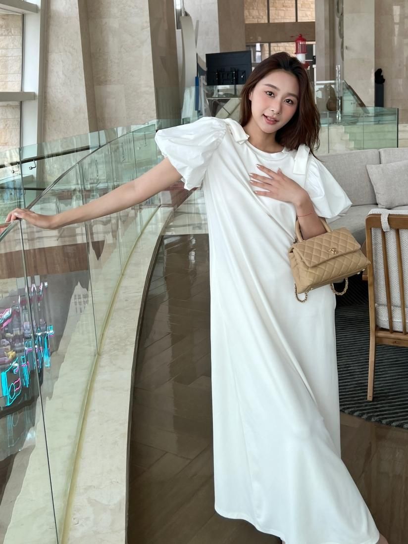 [新品]Birthdaybash ウエストリボンロングドレス WAIST RIBBON LONG DRESS - BIRTHDAY BASH