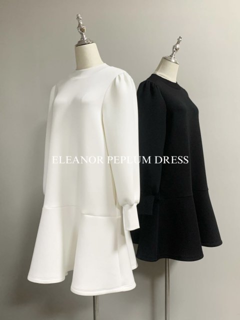 【期間限定PRICE】ELEANOR PEPLUM DRESS