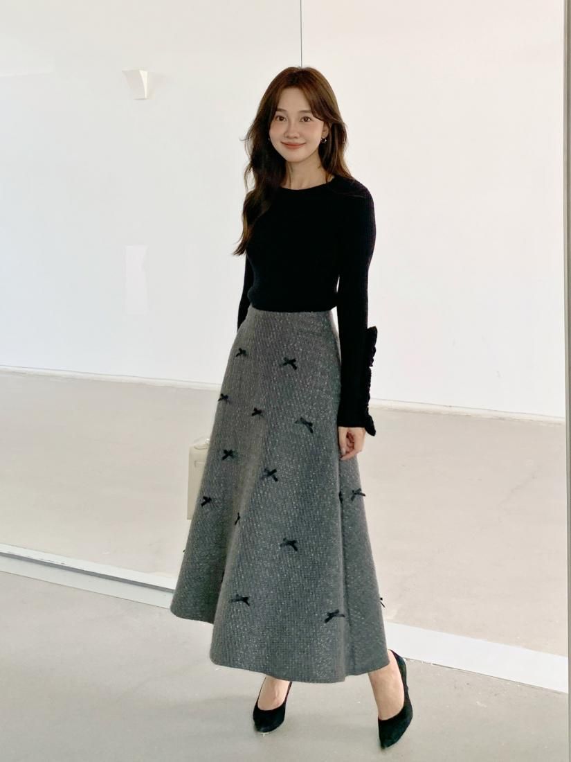 TWEED RIBBON SKIRT - BIRTHDAY BASH