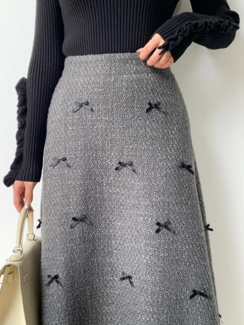 TWEED RIBBON SKIRT