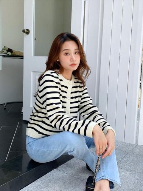 RIBBON KNIT CARDIGAN