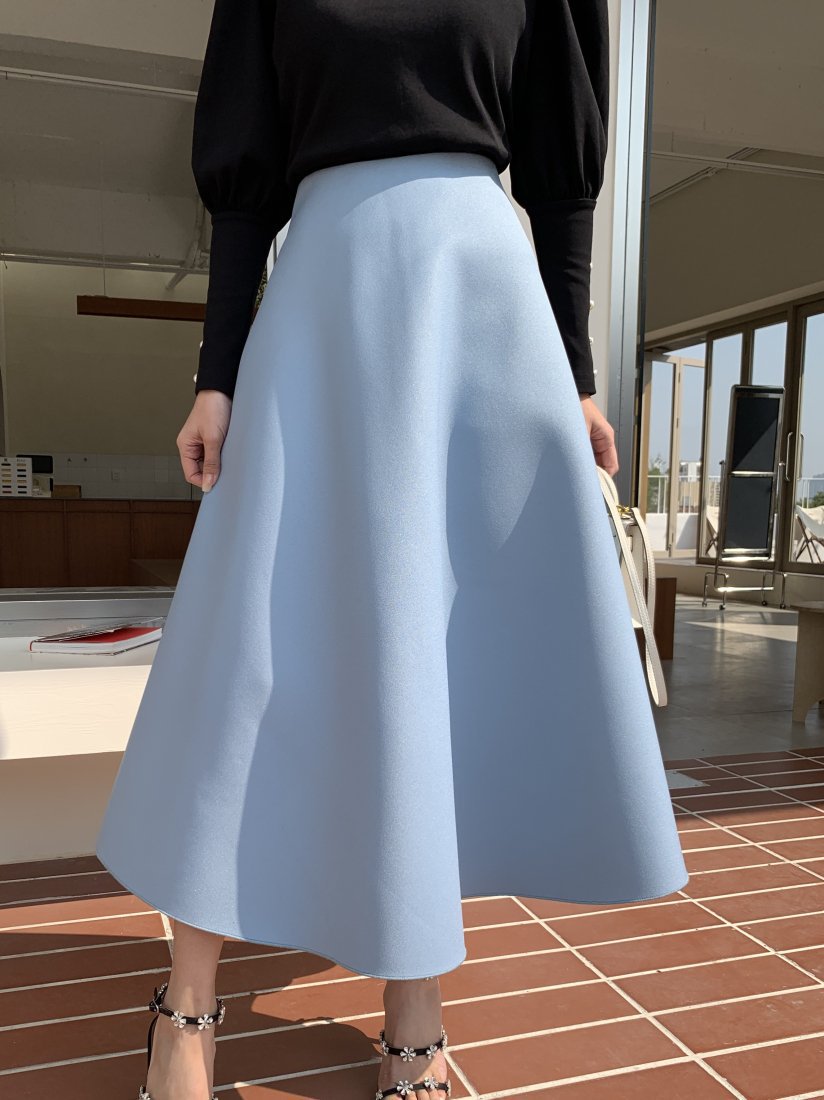 Aラインボンディングスカート LONG LIMITED PINK・BLUE - BIRTHDAY BASH