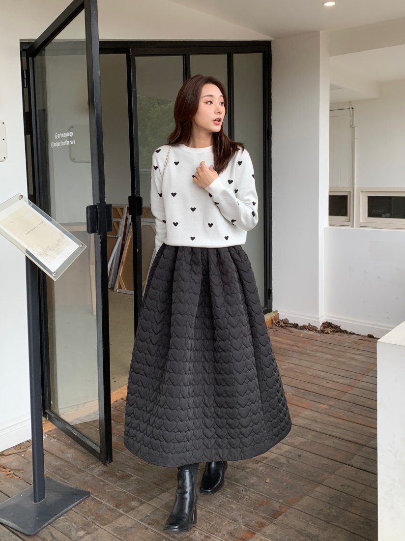 BIRTHDAYBASH DOT VOLUME SKIRT - スカート