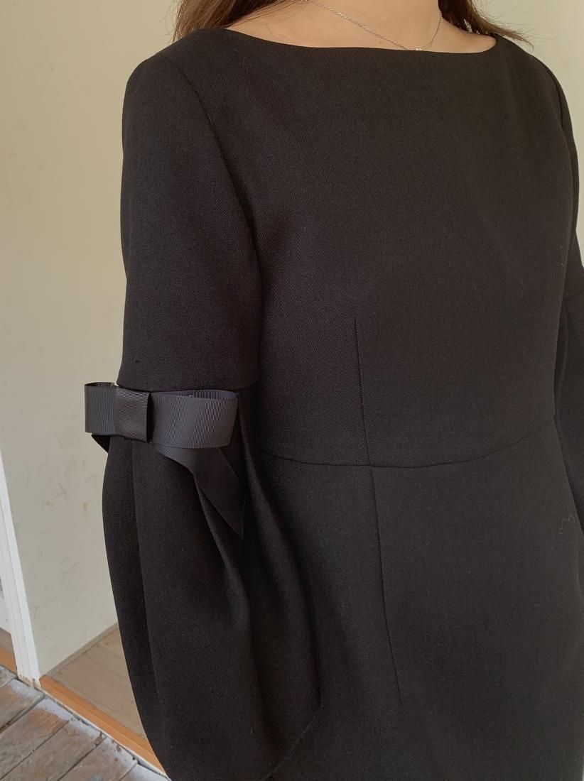 PUFF RIBBON MIDI DRESS - BIRTHDAY BASH