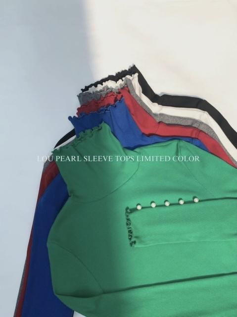 LOU PEARL SLEEVE TOPS LIMITED COLOR
