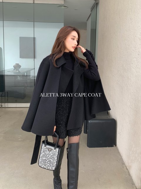 【受注生産】ALETTA 3WAY CAPE COAT