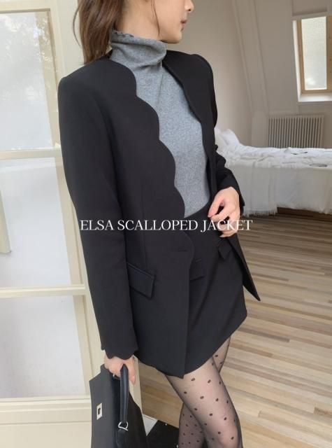ELSA SCALLOPED JACKET 