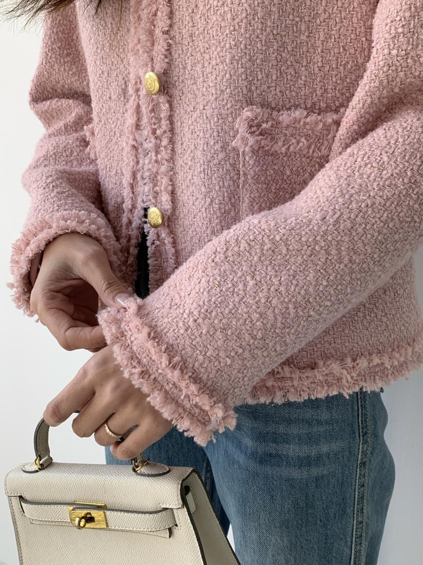 TWEED FRINGE JACKET - BIRTHDAY BASH