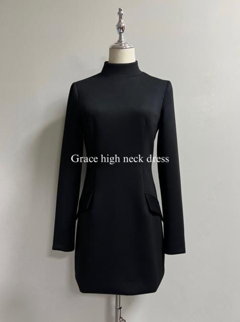 Grace high neck dress