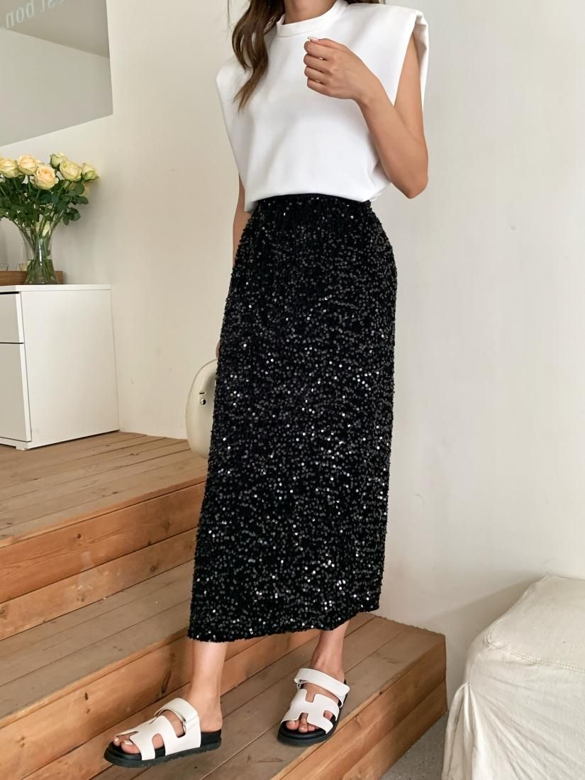 GLITTER TIGHT SKIRT - BIRTHDAY BASH GLITTER TIGHT SKIRT - BIRTHDAY BASH