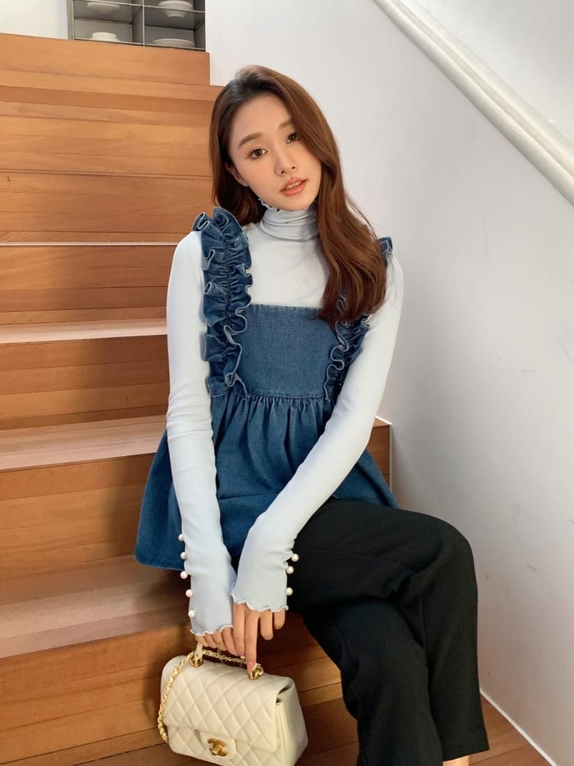 birthdaybash フリルスリーブシャツトップス 美人百花掲載 LILIY FLOWER FRILL TOPS - BIRTHDAY BASH